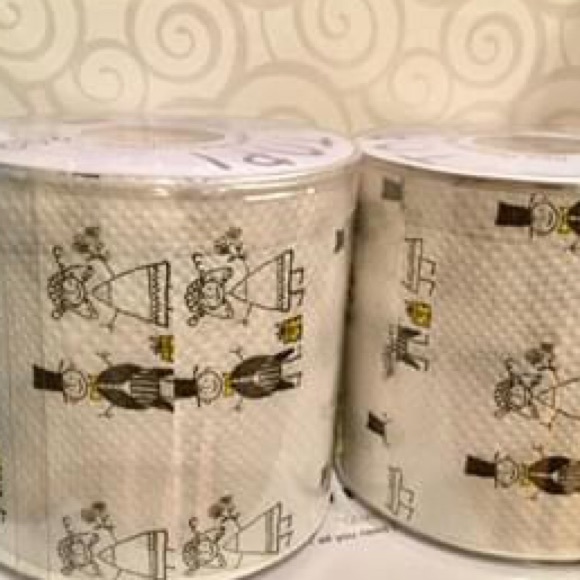 Wedding Day Toilet Paper Roll - Picture 2 of 2